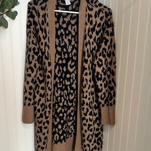 Sincerely Jules Brown and Black Leopard Cardigan